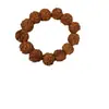 Pulseira Rudraksha Retrô Natural Cinto de Cinco Pétalas Acessórios Chifre Lótus Círculo Único Brinquedo Cultural Acessórios de Pulseira Pingente