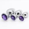 Conjunto Prata Redondo Pequeno Médio Grande Metal Vestíbulo Plug Anal Masculino e Feminino Masturbação Expansor Anal Produtos Sexuais para Adultos Sex