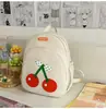 Mochila Anti-Pérdida Nueva Otoño e Invierno 2025 para Niños, Linda Mochila Pequeña para Jardín de Infancia, Niños y Niñas, Pequeña Mochila Escolar de Cereza