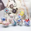 Jarrón de Cerámica Pintado a Mano de Jingdezhen Adornos Jarrón de Celebridad de Internet Ins Sala de Estar Lujo Accesible Joyería Arreglo Floral Recipiente para Flores Se Puede Cultivar Hidropónicamente