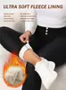 Leggings térmicos elásticos de cintura alta estilo europeo y americano más vendidos de Amazon para mujer, adelgazantes y alargadores de piernas, adecuados para usar como prenda exterior