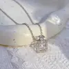 Colar com Pingente de Frasco de Perfume Inteligente de Luxo Leve Moda Japonesa e Coreana Atmosférico Design de Nicho Sensação Óssea Popular na Internet Estilo Versátil