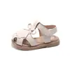 Verano Nuevas Sandalias de Suela Blanda para Niños Sandalias Casuales Transpirables de Princesa para Niñas Sandalias de Moda Versátiles de Punta Cerrada para Niños