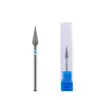 Broca Pré-Tratamento para Nail Art Estilo Russo para Remover Pele Morta, Ponta de Abertura de Bolso, Broca de Lixa Emery Três Lados em Forma de Botão Venda por Atacado