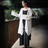 Primavera e Verão Novo Algodão e Linho Roupa Feminina com Design de Borda de Pele Cardigã com Fivela Camisa Novo Estilo Chinês Estilo Cool Protetor Solar
