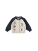 Ropa para Niños Bangxuan Prendas de Punto para Niñas Nuevo Dibujo Animado Lindo Ropa de Lana para Niños Bloques de Color Tops para Niños Pequeños
