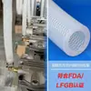 Tubo flexible suave trenzado de silicona, grado alimenticio, transparente, resistente a altas temperaturas, conducto de silicona trenzado internamente, tubería de agua de malla transparente