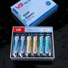 Cortador de Unhas Médio Plano Jinda V9, Faca de Manicure com Ponta Inclinada em Aço Carbono, Par Combinando de Cortadores de Unhas Planos com Ponta Inclinada