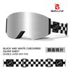 Gafas de esquí BOLLFO de doble propósito, magnéticas, abatibles, para día y noche, antivaho, de escalada, de doble capa, antinieve, para hombres y mujeres.