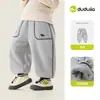 Novidades em 28 de setembro, 2 itens com 15% de descontoCalças Dududu forradas com fleece para crianças, calças compridas de inverno para bebês, roupas de inverno para crianças