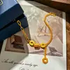 Pulsera Anillo Cintura Delgada con Oro Arena, Color Duradero, Estilo Ab de Alta Gama, Versátil, Popular en Xiaohongshu, Joyería al por Mayor