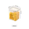 Frasco Sellado Plástico Frasco de Comida Frasco de Almacenamiento Frasco de Almacenamiento Frasco de Almacenamiento Grano Grano Grueso Bocadillos de Cocina Frasco de Almacenamiento para Refrigerador