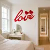 Decoração de Quarto de Casamento Guirlanda de Noivado Bandeirinhas de Papel Tecido Não Tecido Coração Amor Palavras Felizes Bandeirinhas Penduradas Nós Nos Casamos!