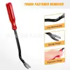 Kit de 5 piezas de herramientas para quitar molduras de audio de coche anti-rayaduras para panel de puerta, tablero de audio, rojo