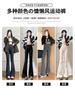 Pantalones de Shark acampanados negros para mujer, Nuevo Otoño 2025 de Cintura Alta, Adelgazantes, Levanta glúteos, Petite, Leggings de Yoga