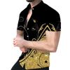 Camisa de comercio exterior Amazon eBay, camisa holgada informal de verano para hombre, camisa de manga corta, camisa transfronteriza para hombre