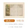 Papel en blanco para caligrafía china tradicional y pinturas batik, adecuado para escritura a pincel en estilo cursivo pequeño sobre papel Xuan, papel en blanco estilo antiguo semi-crudo semi-procesado