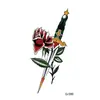 Nuevas pegatinas de tatuaje de flores pequeñas y frescas, pegatinas de tatuaje impermeables, se pueden configurar para mapa, directo de fábrica, nuevo, venta al por mayor