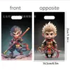 Nuevo Estilo Personalidad Versión Q Rey Mono Wukong Perla Película PE Trasera Bolsa de Regalo Decoración Fiesta de Cumpleaños Infantil Bolsa de Regalo