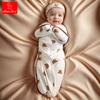 Saco de Dormir Urso Estilo Surrender para Recém-Nascidos Anti-Susto, Swaddle para Bebês, Modelo Fino para Todas as Estações, Anti-Susto