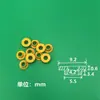 Buje de Nylon M2M3 Brida de Pa6 Brida t Manguito M4M5 Junta Pin de Posicionamiento Buje Junta de Aislamiento Almohadilla de Hombro de Plástico