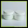 Frasco de creme borda prateada quente 100g frasco para salão de beleza frasco de creme esfoliante 100g frasco de máscara frasco de boca larga frasco de pó