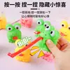 Sapo Criativo com Língua para Fora BB Squeaker Som Pequeno Brinquedo Aperte e Pule Atividade Criativa de Descompressão Pequeno Presente Atacado