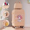 Estuche de Equipaje Nuevo Estampado Estudiante Femenina Perro Yugui Maleta de Trolley Multifuncional Tono Claro Rueda Universal Alto Valor de Color Caja con Contraseña