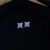 Collar con Colgante de Estrella de Cuatro Puntas de Circonita Accesorios Diseño de Nicho para Mujer Cadena para Clavícula de Moda Versátil Collar de Lujo Ligero de Gama Alta