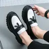 Venta Relámpago Cuatro Estaciones Nuevos Zapatos de Cuero para Hombre de Caña Baja con Suela Gruesa para Aumentar Altura Estilo Coreano Borla Casual Moda Zapatos Juveniles para Hombre