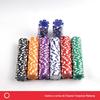 Fichas de Dados Sem Valor Facial ou Números, 11,5g, para Jogos de Mahjong e Pôquer, Conjunto de Dados Multicoloridos