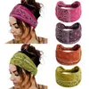Faixa de Cabelo Colorida Retrô Europeia e Americana Castanha Padrão Paisley Edição Larga Headband Esportes Yoga Headwear Elástico Mulheres