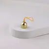 Decoração Suspensa de Sino de Vento DIY Sino de Vento de Metal Chapéu Pingente de Sino de Cobre Material Sino Antifurto Decoração de Sino Pequeno de Natal