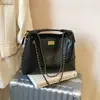 Bolso Bandolera, Gran Capacidad, Estilo Nuevo para Mujer, Bolso Cubo Retro Versátil, Bolso de Cadena Acolchado de Nicho de Alta Gama