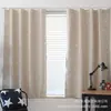 Nuevas Cortinas de Estilo Transfronterizo Sencillas de Cinco Colores con Sello de Estrella Plateada, Acabado Bloqueador de Luz de un Solo Lado, para Dormitorio y Sala de Estar, Dropshipping de Temu