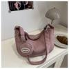 Bolsa Transversal Feminina 2025 Nova Moda Bolsa Bolinho Leve Pequena Bolsa de Ombro Bolsa de Braço Versátil Bolsa de Ombro Bolinho
