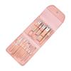 Conjunto de Cortadores de Unha Spot Verde 16 Peças Ferramentas Práticas de Manicure e Pedicure Colorido Presente Cortadores de Unha