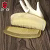 Atacado spot de fábrica pente de chifre natural 10cm de largura viagem portátil pente de cabelo pente massageador