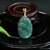 Colgante de Jade Natural Aiyu Grado A Paisaje de Agua Azul Marca Jade Estilo Étnico Al por Mayor en Vivo Dropshipping S4112903