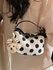 Bolso de Lunares para Mujer, Nuevo Estilo Verano 2026, Súper Popular, Bolso de Mano Pequeño Exquisito, Versátil para el Viaje Diario, Bolso de Hombro Único Cruzado
