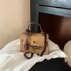 Ins bolsa pequena versátil bolsa feminina 2026 verão popular nova tendência bolsa de mão de ombro único bolsa Kelly bolsa transversal de celebridade da internet