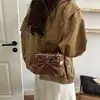 Bolsa de Mão com Bolinhas Transfronteiriça Moda Nicho para o Dia a Dia Ombro Único Versátil Simples Caixa Transversal Venda por Atacado