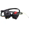 Interruptor Izquierdo Derecho de Manillar de Motocicleta de 22 mm con Control de Manillar de Arranque Eléctrico, Intermitente, Bocina, Choke, Luz Frontal