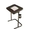 Mesa de noche elevable Móvil Mesa pequeña con ruedas Hogar Escritorio plegable Dormitorio Dormitorio Simple Oficina Mesa de computadora