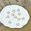 Nuevas Flores de Resina 3D Frutas Decoración DIY Pasador Colgante Collar Pendiente Accesorios Materiales