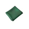 Tela de Lino de Seda Satinada de Color Sólido Verde Gema Brillante Esmaltada Tela para Vestido Estilo Chino con un Brillo Perlado