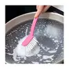 Cabezal de Cepillo de Plato de Plástico Clásico para Limpieza en la Cocina, Adecuado para Lavar Platos, Ollas y Sartenes, Disponible en Colores Personalizables, Incluyendo Opciones de Color