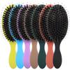 Cabezal de masaje meridiano para el hogar, portátil, con bolsa de aire, peine de peluquería, peine de crin de cerdo, peine de cojín de aire para cabello largo de mujer