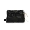 Bolso de hombro plisado de estilo ballet con lazo, nuevo, de alta calidad y moderno, bolso cruzado versátil e informal con cadena para mujer