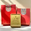 Estatueta de Buda de Ouro Puro 999 para o Ano de Nascimento, Estátua de Buda das Oito Divindades Guardiãs com Moldura de Folha de Ouro, Presente de Negócios para Idosos, Oração por Bênçãos